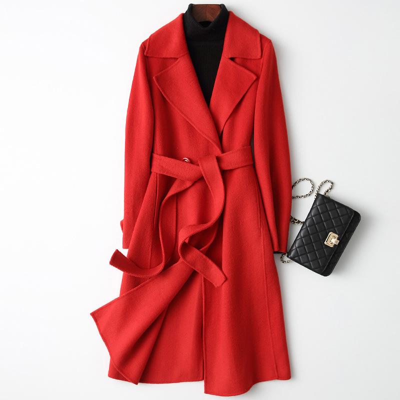 Double-sided cashmere coat wool jacket tooling