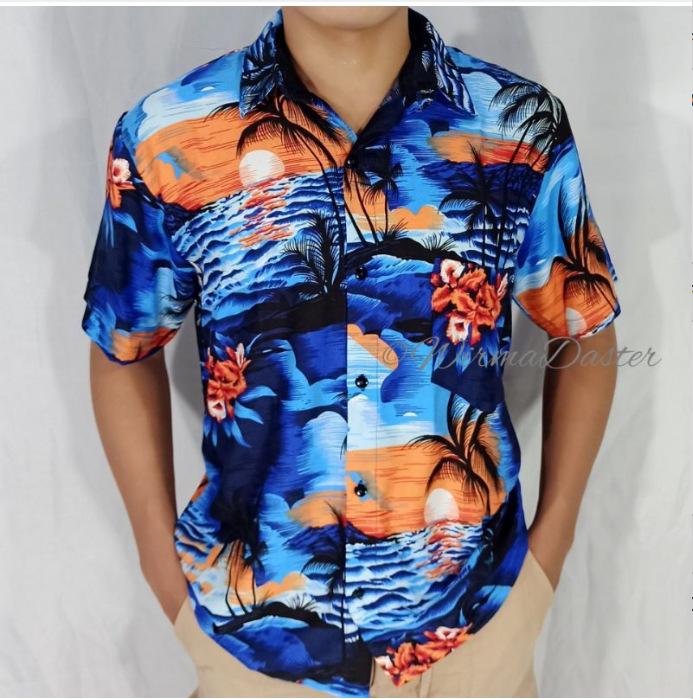 

Летняя мужская повседневная рубашка с коротким рукавом и 3D цифровой печатью большого размера, гавайская мужская рубашка 5XL