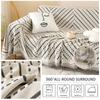 Printed Sofa Slipcover Soft Removable Washable Non Slip Blanket For Living Room Home Decoration Various Sizes