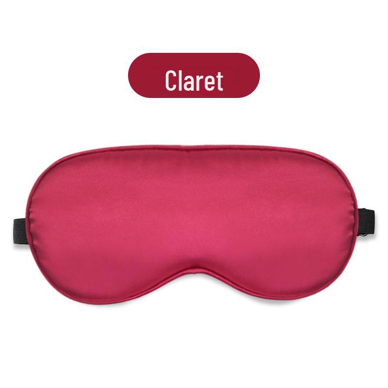 Unisex Silk Sleep Eye Mask with Ice Pack for Eye Fatigue Relief - Breathable Blackout for Naps
