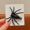 Goth Simulation Spiders Shape Hairpins Hot Girls Punk Duckbill Hair Clip Halloween Ponytail Bangs Hair Clip for Woman