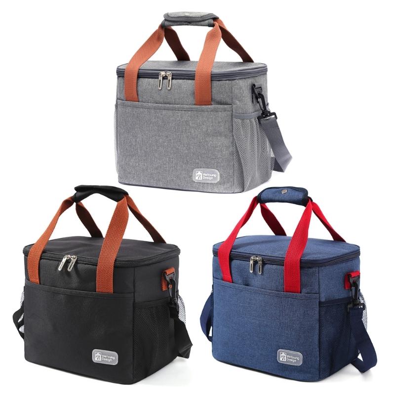 Reusable Insulated Lunch Box Picnic Bag Portable Insulation Bag Office Worker Student Waterproof Thickened Lunch Bag