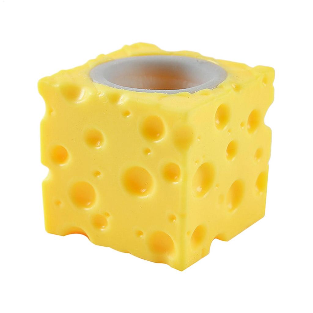 1PC Popup Funny Mouse And Cheese Block Squeeze Anti-stress Toy Hide And Seek Figures Stress Relief Fidget Toys For Kids Adult