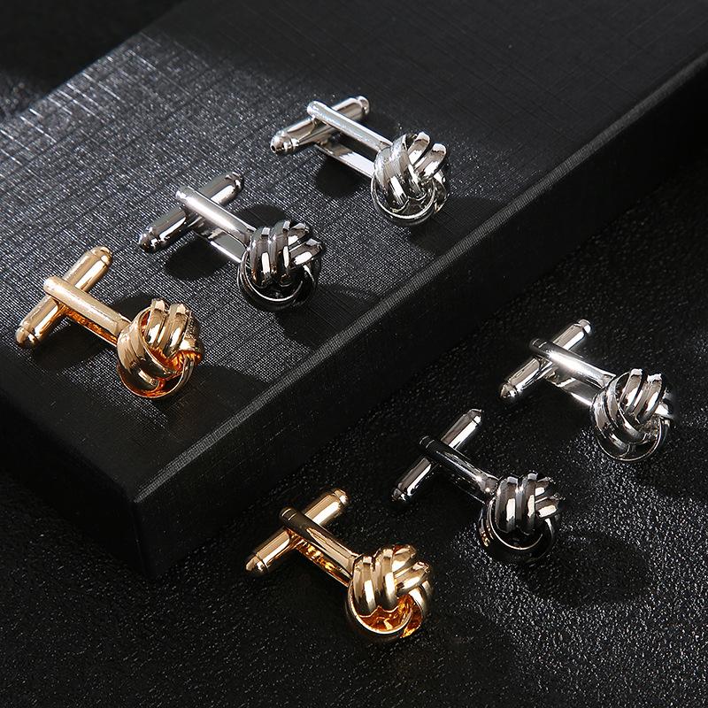 Neue Goldene Silberne Schwarze Farbe Runde Kugel Manschettenknöpfe für Herren Schmuck Accessoires Anzug Gentleman Manschettenknopf Luxusschmuck