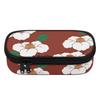 Student Pencil Case Portable 300D Polyester Easy Open Zipper with Main Pocket Mesh Layer and Removable Pen Divider for Students