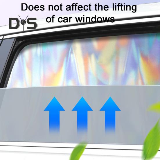 1/4 szt. Samochodowe osłony przeciwsłoneczne na okna Magnetyczna osłona na tylne okno dla dziecka do ochrony przed UV, zapewniająca prywatność, oddychająca siatka, pokrowce przeciwsłoneczne, składana zasłona, większość pojazdów