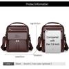 Men's Multi-Functional Crossbody Handbag - Double-Layer, Large Capacity, Fashionable Design