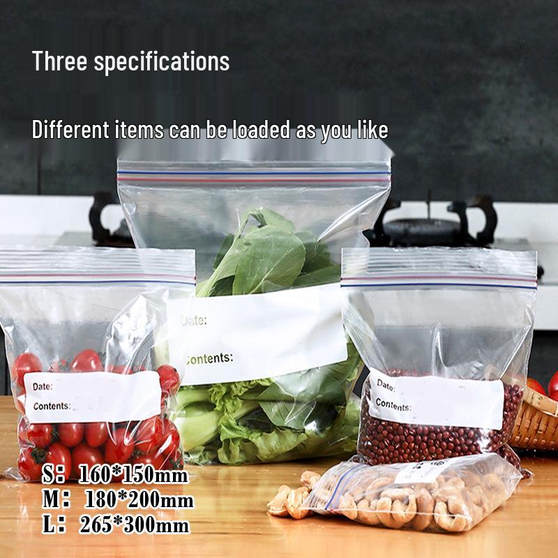 

Slide Lock Double-Ribbed Food-Grade Storage Bag & Transparent Stationery Pencil Case for Back-to-School.