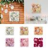 Flower Wall Panel Romantic Banquet DIY Background 13.78inchx13.78inch Table Runner Decor for Wedding Event Stage Ceremony Home