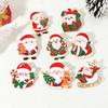 8 Styles Pretty Santa Claus Collection Brooches Candy Canes Wreath Sleigh Reindeer Tree Father Christmas Lapel Pins Xmas Gift