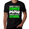 Born To Be A Gamer Funny School Tshirt Odor Resistant Short Sleeve Top Tshirt