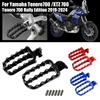 For Yamaha Tenere 700 XTZ 700 2019-2024 Motorcycle Foot Pegs Foot Rest Footpegs Forged Wide T700 XTZ700 Tenere700 Rally Edition