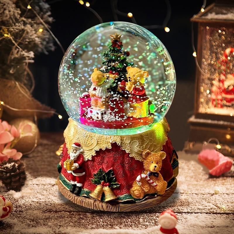 

Музична скринька з кришталевою кулею – Різдвяний та Новорічний подарунок для дітей