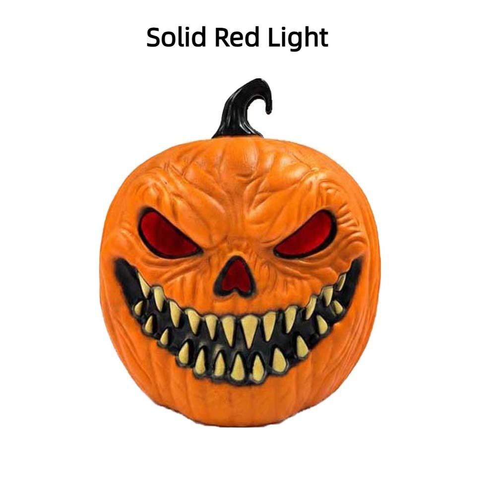 Świecąca Lampka Halloweenowa Aktywowana Dźwiękiem Lampa Dynia do Wnętrz