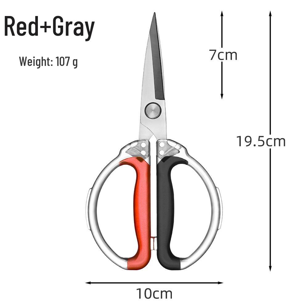 Exquisite Transparent Acrylic & Stainless Steel Multi-Functional Office Scissors