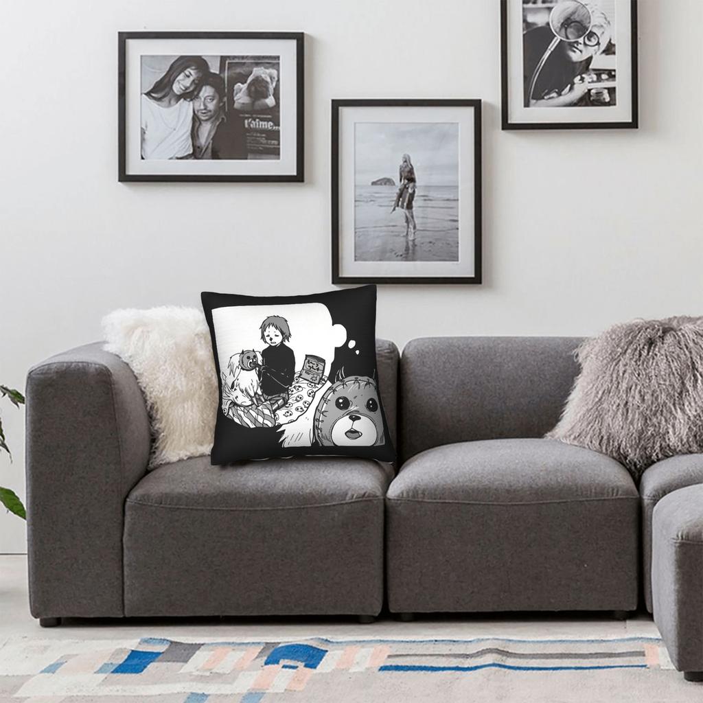 Kissenbezug Dorohedoro Ebisu Und Kikurage Niedlicher Lustiger Kissenbezug Für Sofa Couch Bett Wohnzimmer Kissenbezüge
