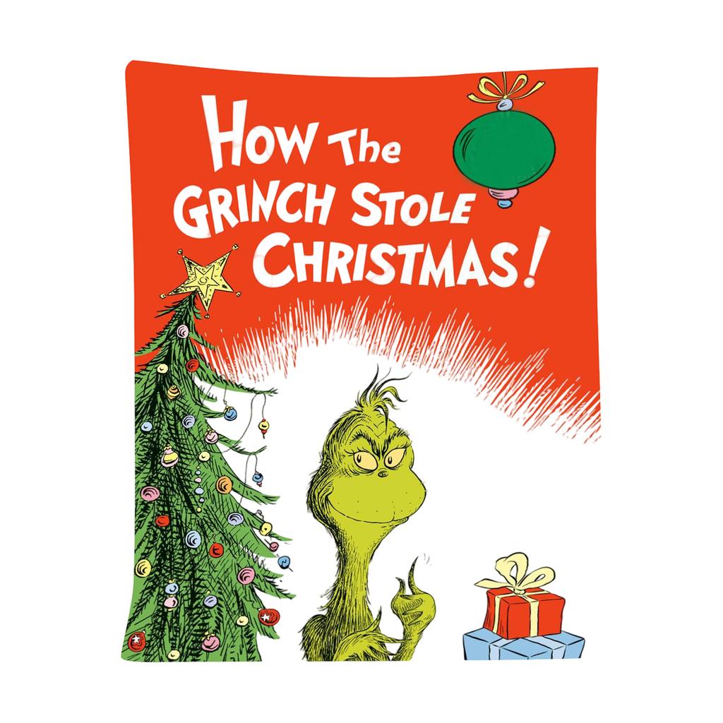 Printed Flannel Blanket Is Thick And Warm For Christmas, Suitable For The Elderly And Children To Keep Warm In Winter