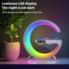 Multifunction Wireless Charger Pad Stand Speaker Tf Rgb Night Light 15W Fast Charging Station For Iphone Samsung Xiaomi Huawei