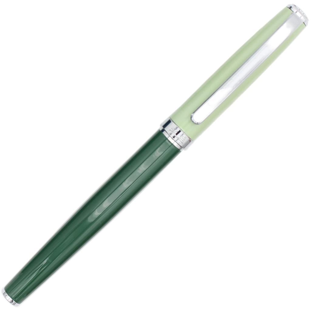Gullor Morandi Colorful Metal Fountain Pen with Ink Fine Green Converter, Nib,