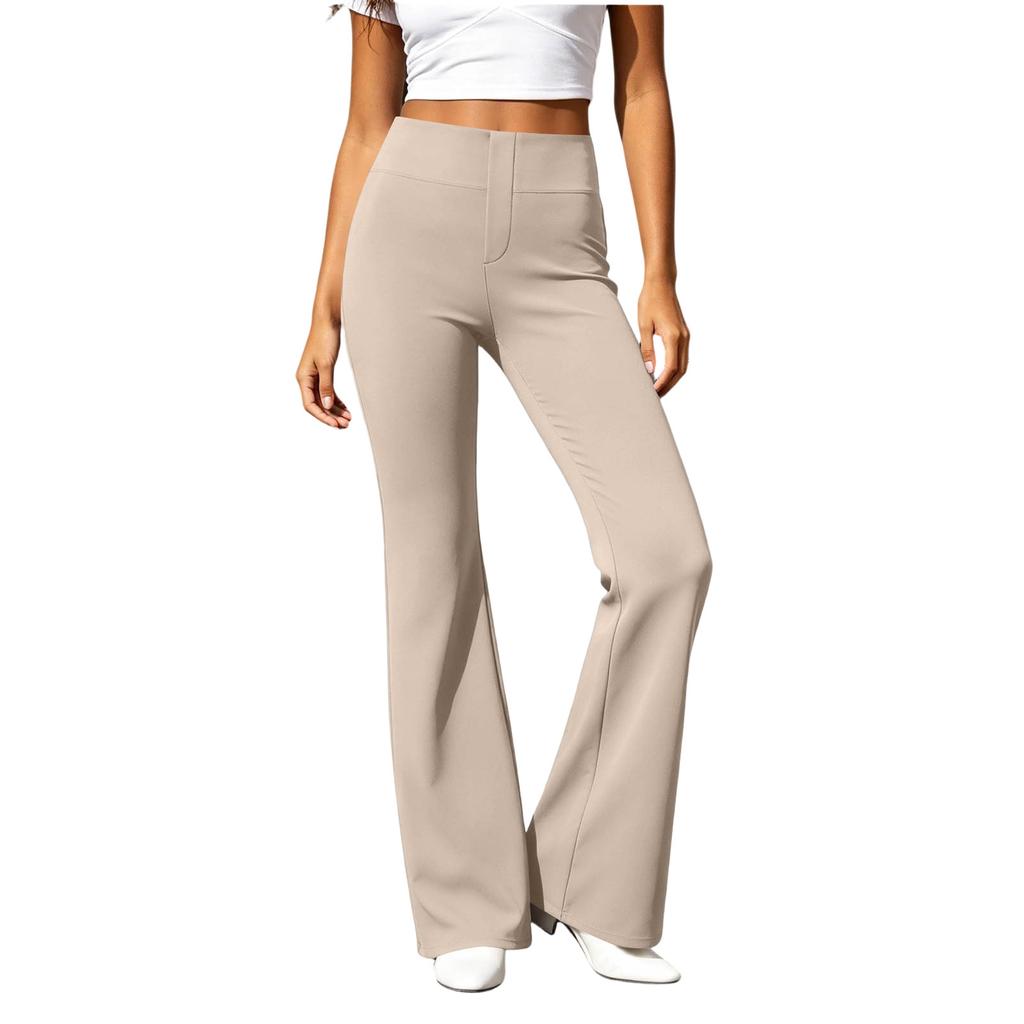 Women's High Waist Yoga Pants with and Wide Leg