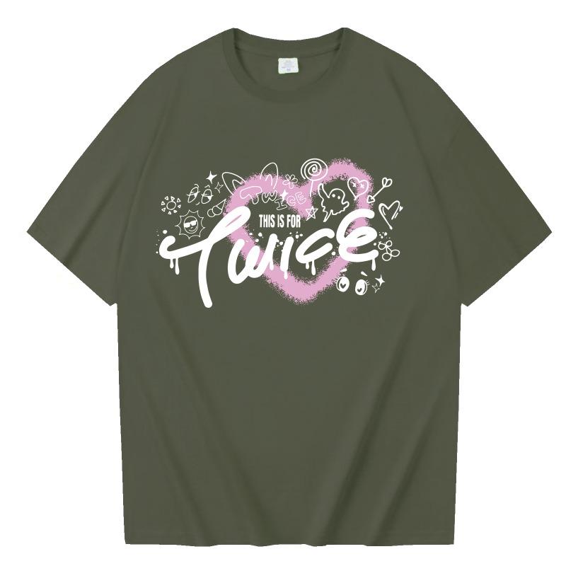 This Is for World Tour Fashion 2025 Cotton T-shirt Harajuku Women Girl O-neck Kpop Lovelys Girls O-neck Casual Shirt Gift Tops