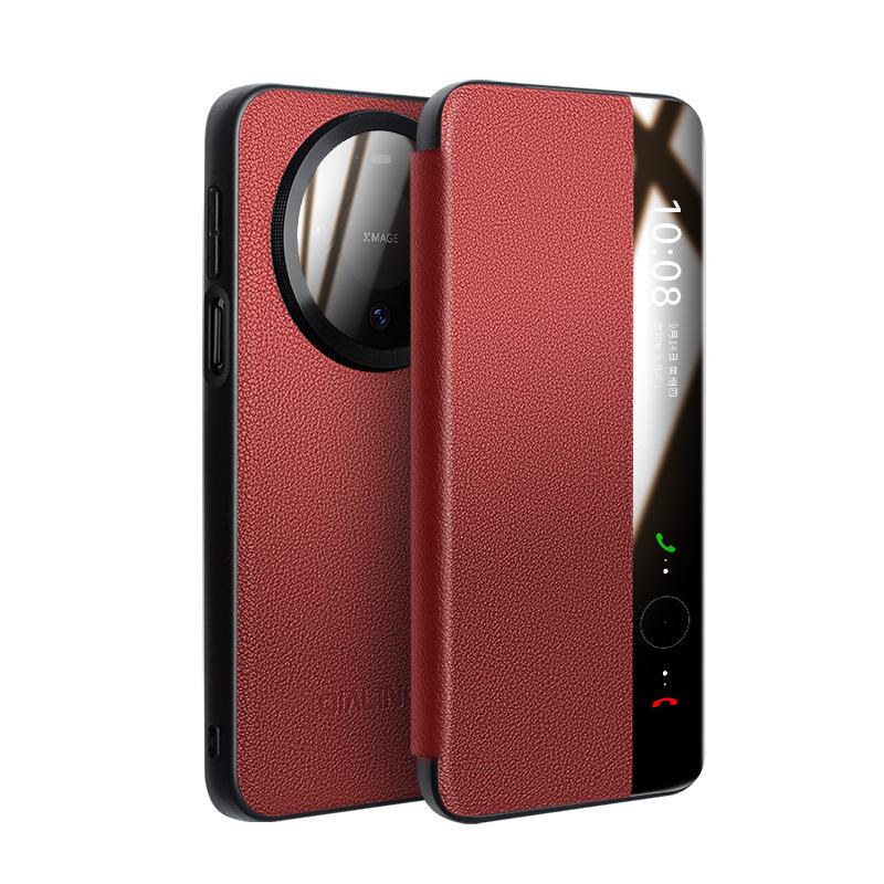 Qiali Huawei Mate 80 Pro Max Magnetic Flip Leather Case with Smart Sleep and RS Protection Huawei Mate80