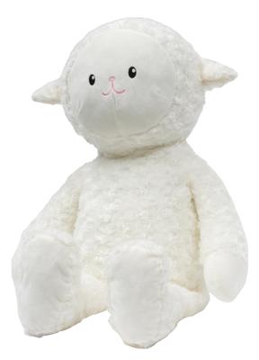 Koyun 80cm Kabarık Yumuşak Beyaz Hediye paketleme için Kurdeleli hediye çantası ile birlikte Koyun Koyun Peluş Oyuncak Büyük Büyük Peluş Oyuncak Hug-chan dokumasız