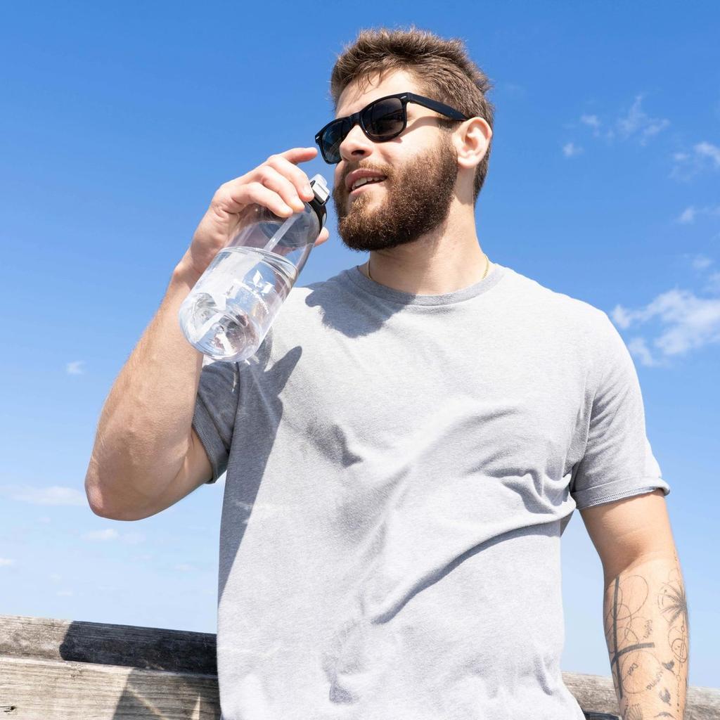 Super Sparrow Tritan Water Bottle 1L with Straw Leak-Proof BPA-Free Sports Bottle for Gym Travel Camping
