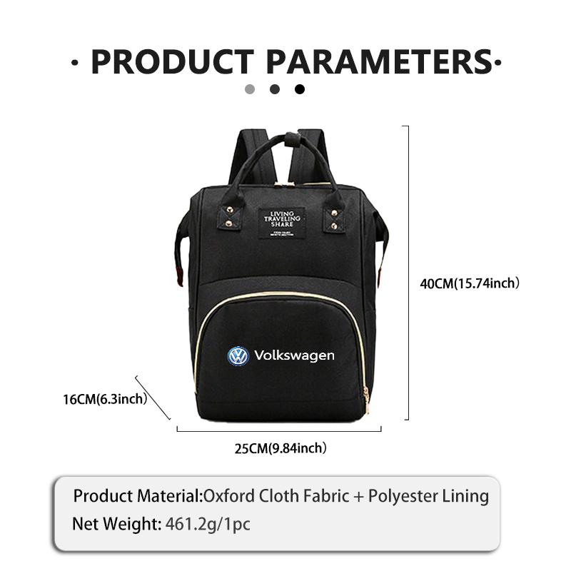 For Volkswagen VW Versatile Backpack Oxford Cloth Business Rucksack Computer Bag Golf 4 5 6 7 Polo Jetta Sagitar Magotan PassatNB7