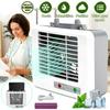 Mini Portable Air Conditioner Air Cooler Fan USB Home Bedroom Office Personal Space Desktop Air Cooling Fan with Phone Holder