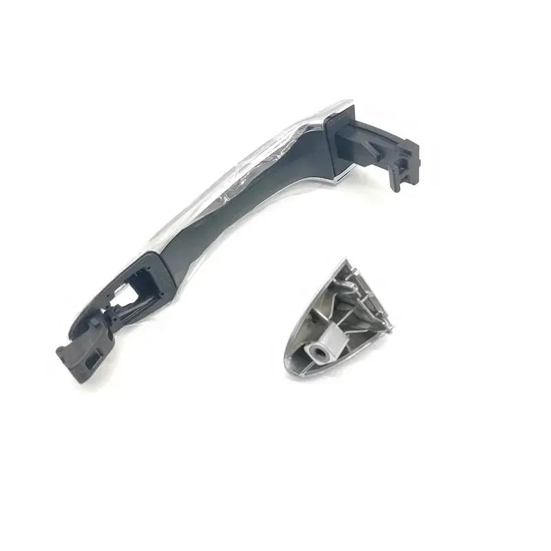 826613W010 82662-3W010 2PCS Outside Door Handle Cover RH Exterior Front Right Chrome Door Handle for Kia Sportage 2011-2016