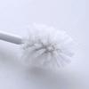 Eco-Friendly White Round Toilet Cleaning Brush with Separate Head