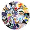 Twelve Constellations Waterproof Stickers: 50 Cartoon Designs for Suitcase, Scooter, Computer, and Tablet Decoration