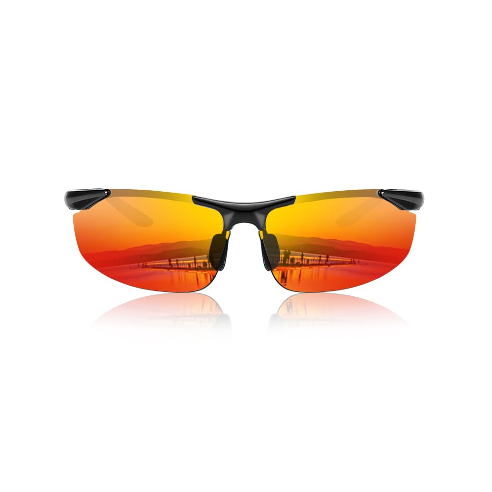 

Поляризационные Спортивные Металлические УФ для Солнцезащитных Очков [TT-Valley], Ультралегкая Рама, Защита, Вождение/Бейсбол/Велоспорт/Ночная Рыбалка/Бег/Гольф/Вождение