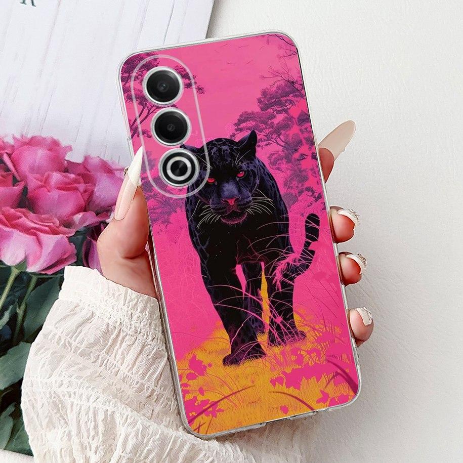For OPPO K12x A80 Case 2024 New Fashion Love Heart Soft Silicone Back Cover For OPPO A3 Pro 5G CPH2639 A 80 K 12x CPH2667 Bumper