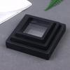 10Pcs Transparent Floating Display Box Plastic Film Jewelry Packaging Box Jewelry Necklace Ring And Collectible Storage Box