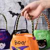 New Halloween Candy Bag Decorative Portable Pumpkin Handbag Candy Cloth Gift Bags Halloween Party Supplies
