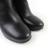 Great LOUIS VUITTON Booties Buckle wedge leather short boots black leather 35 Used