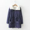 Women Winter Jackets Thicken Hooded Long Down Jacket Women Coats Slim Fit Hair Collar Cotton-padded Clothes Women Down Coats