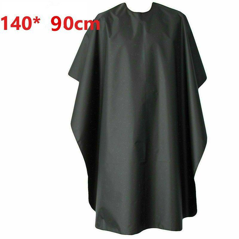 Hairdressing Home Unisex Cape Gown Adults Hair Cutting Cover Barber Apron Black