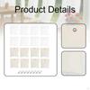 8x Curtain Weight Bags Empty with Clear PE for Wind Clip on Unfilled Tablecloth Garden