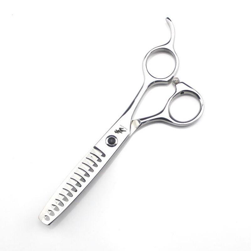 Shen Xingzhe 6.0-Inch Thinning Barber Scissors with Fish Bone Tooth Shape, 4 Teeth Types, 7H