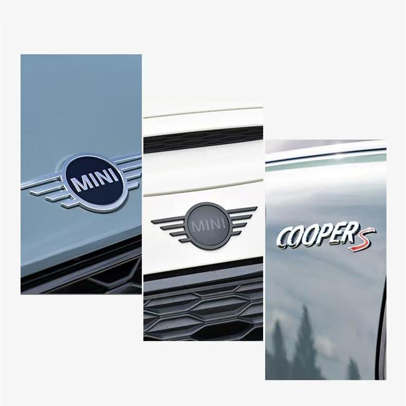 3D Metal Car Rear Badge for Mini Cooper F55 F56 F54 Countryman Clubman JCW R56 R60 F60 Front Emblem Sticker Accessories