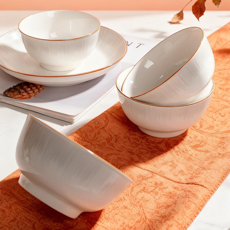 2-Person 10-Piece European Style Ceramic Bowl Set