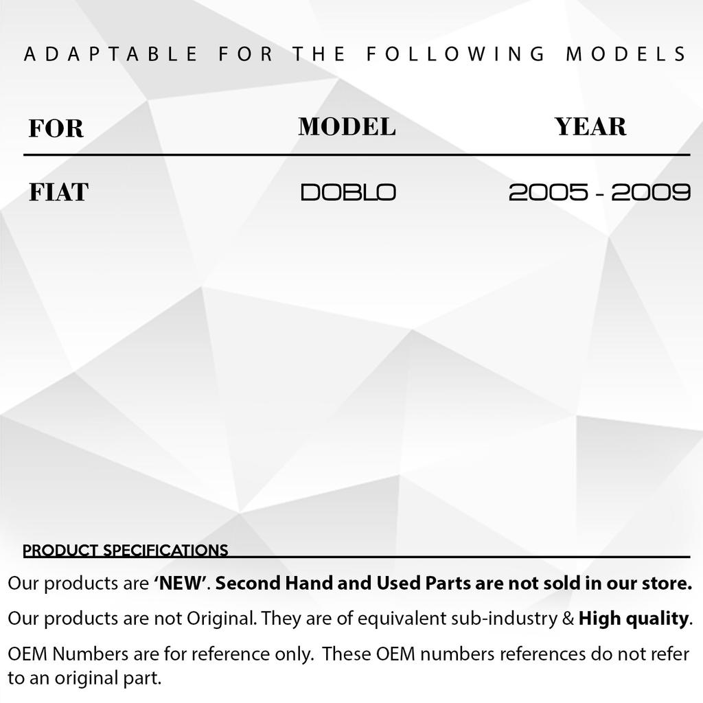 Left Sliding Window Opener Latch for Fiat Doblo