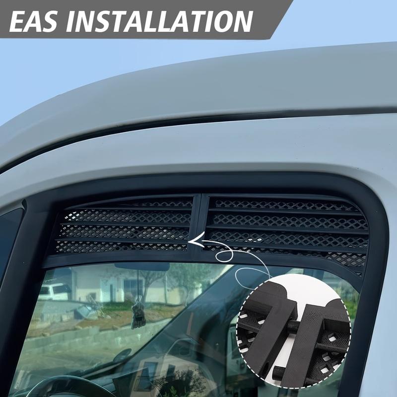 2PCS Ventilation Grilles Fly Screens For Ducato Boxer Jumper Anti Mosquito Grille For Automobiles
