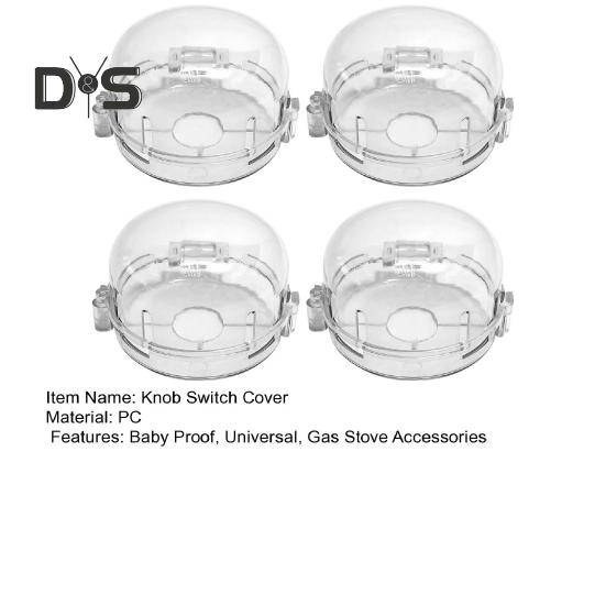 1/2/4/6 Stuks Transparante Gasfornuis Knop Beschermer Stofdicht Babyproof Keuken Magnetron Schakelaar Knop Vergrendeling Beschermer Kinderveiligheid Bescherming Ovenknop