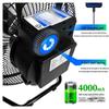 Portable Solar-Powered DC Cooling Fan for Indoor & Outdoor Use