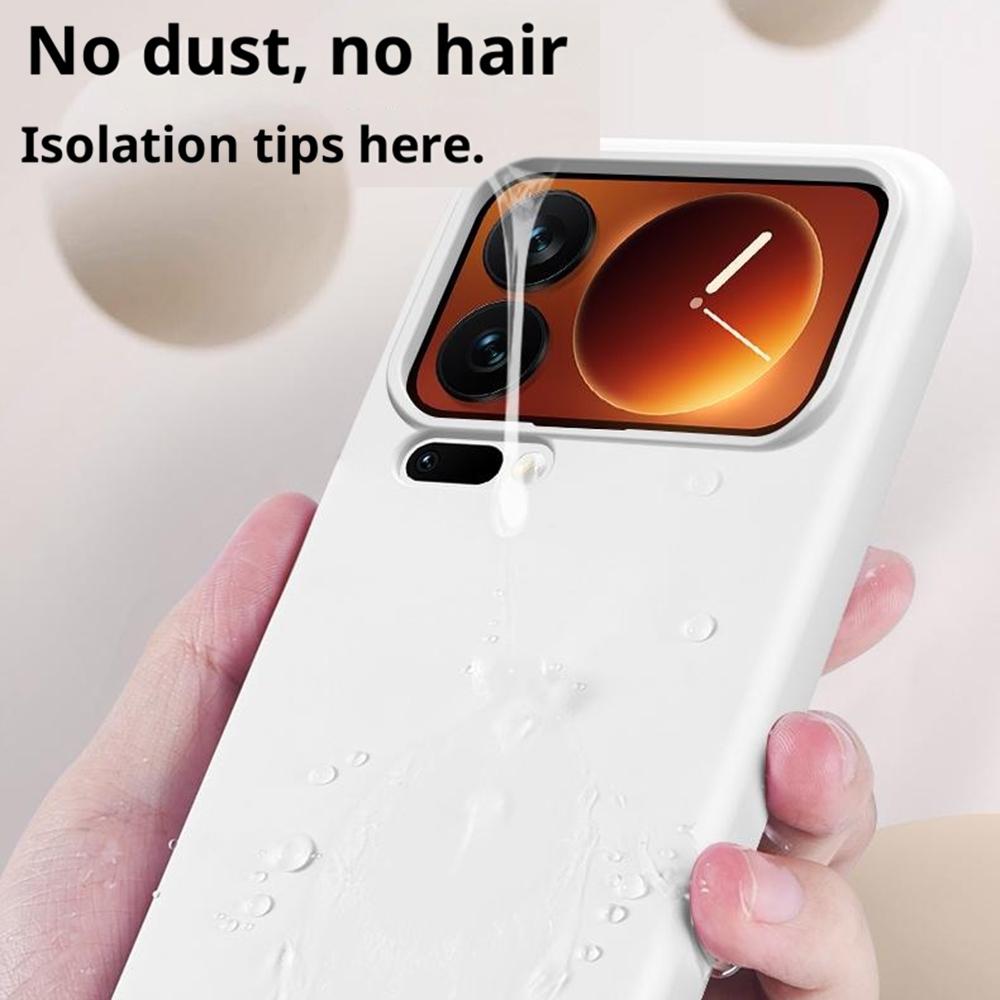 For Xiaomi 17 Pro Case Skin-Friendly Liquid Silicone + PC Phone Cover