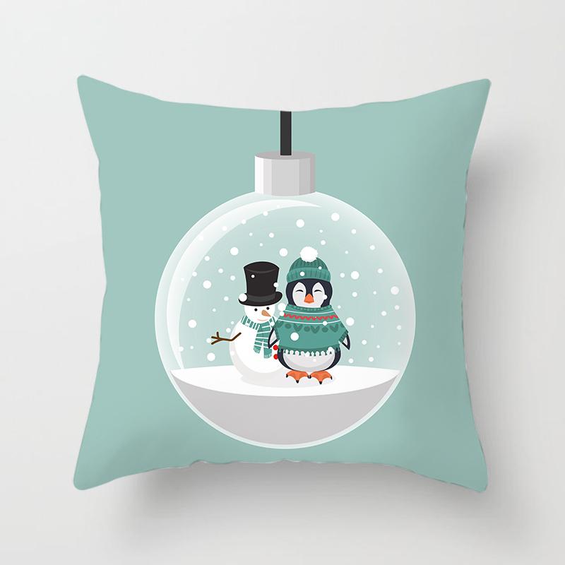 

Рождественские домашние наволочки с рождественским принтом для кровати, домашний декор, наволочки, рождественские украшения, наволочки 40x40cm